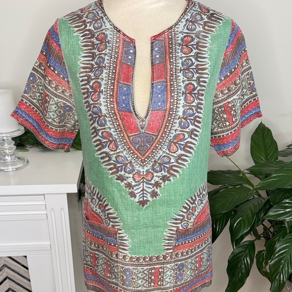 Lucky Brand Multicolor Patterned Blouse